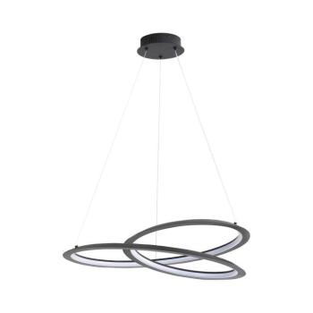 LED Csillár zsinóron TANGO LED/44W/230V 4000K átm. 60 cm fekete 331106 kép