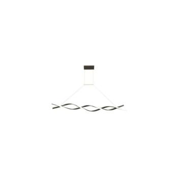 LED Csillár zsinóron TWIST LED/37W/230V 4000K 120 cm fekete LED TWIST BLACK 37W kép