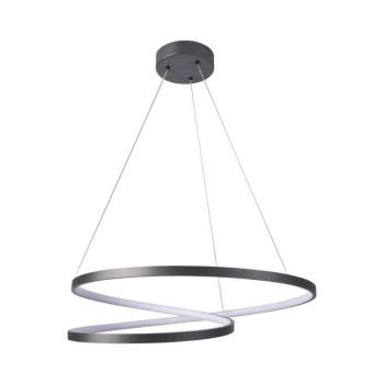 LED Csillár zsinóron ZEFIRA LED/52W/230V 4000K átm. 60 cm antracit 328175 kép