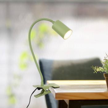 LED csíptetős világítás, világoszöld, rugalmas, fém kép