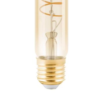 LED cső lámpa E27 4W T30 1,600K izzószál borostyánsárga kép