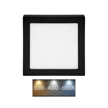 LED-CSQ-CCT/18W/CR - RAFA LED mennyezeti lámpa 18W, fekete LED-CSQ-CCT/18W/CR kép