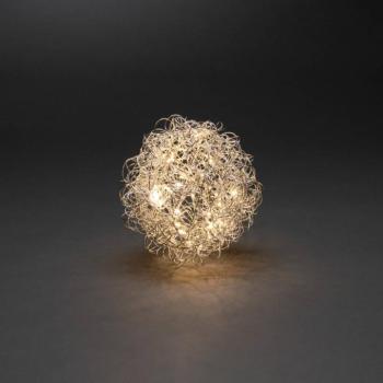 LED deco világítás, drótgömb, átmérő 20 cm, 40 LED kép