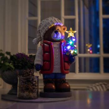 LED deco világítás Teddy maci beltéri elemes kép