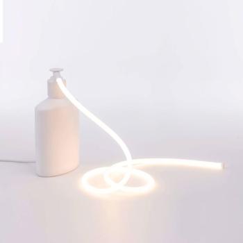 LED dekor asztali lámpa Daily Glow, szappantartó kép