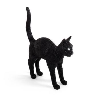 LED dekor asztali lámpa Jobby The Cat, fekete kép