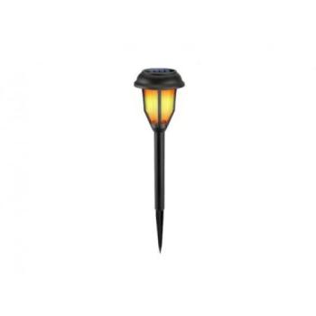 Led dekoráció , földbe szúrható , napelemes , 40 cm , fáklya , kültéri , IP44 kép