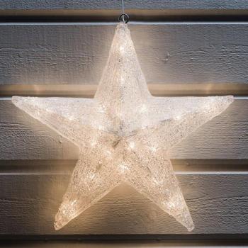 LED dekorációs csillag kültéri használatra, Ø 40 cm kép