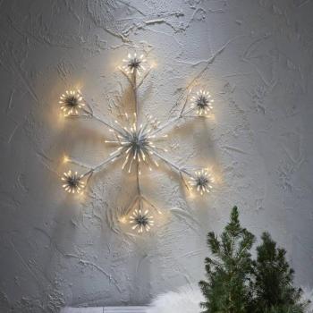 LED dekorációs fény virág hópehely Ø 60 cm kép