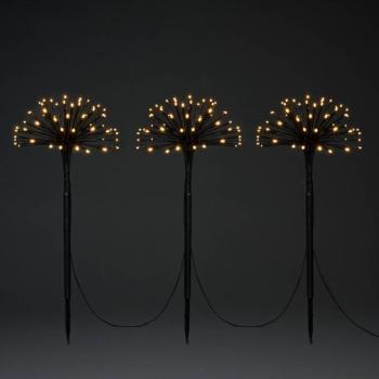 LED dekorációs lámpa három pitypang földi tüskével IP44 kép