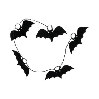 - LED Dekorációs lánc HALLOWEEN 10xLED/2xAA/meleg fehér 1,3m denevéres 52000321 kép