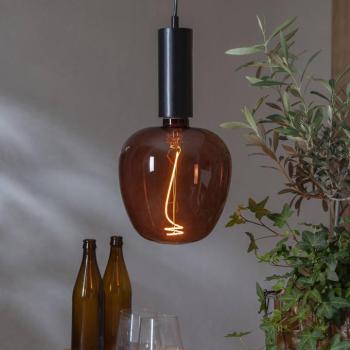 LED dekoratív lámpa Cognac Apple E27 2W 1800K kép