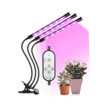 LED Dimmelhető asztali lámpa kapoccsal növények termesztéséhez LED/12W/5V K377A kép