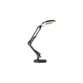 LED Dimmelhető asztali lámpa nagyítóval 2in1 AURIQ LOUPE LED/10W/5V 3000/4000/6500K fekete 004022 kép