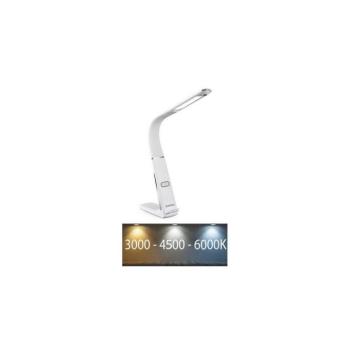 Fényerőszabályozható LED asztali lámpa LORD EVO LED/8W/230V, vezeték nélküli töltéssel, fehér PN15300026 kép