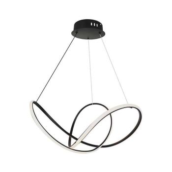 LED Dimmelhető csillár zsinóron LED/50W/230V 3000K fekete 15340 kép