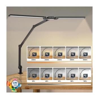 LED Dimmelhető érintős asztali lámpa LED/24W/230V 3000-6500K CRI 92 fekete 4739994 kép