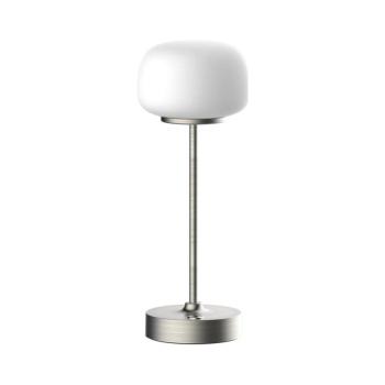 LED Dimmelhető érintős asztali lámpa RIMINI LED/2W/5V USB 2000 mAh króm/fehér 329868 kép