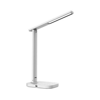 LED Dimmelhető érintős asztali lámpa USB konnektorral KIARA LED/7W/230V fehér DL4304/W kép