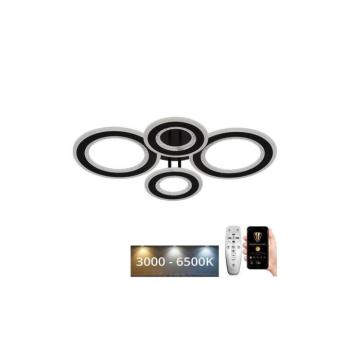 LED Dimmelhető felületre szerelhető csillár LED/100W/230V 3000-6500K + távirányítás J3346/B kép