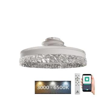 LED Dimmelhető felületre szerelhető csillár LED/86W/230V 3000-6500K fehér + távirányítás TA1306/W kép