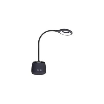 LED Dimmelhető flexibilis újratölthető asztali lámpa LUSIA LED/5W/5V 3000/4000K 1200 mAh fekete 004029 kép