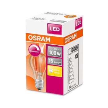 LED Dimmelhető izzó VINTAGE E27/12W/230V - Osram 4058075245907
