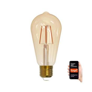LED Dimmelhető izzó VINTAGE ST64 E27/5,5W/230V 1800-2700K Wi-fi Tuya 313829 kép