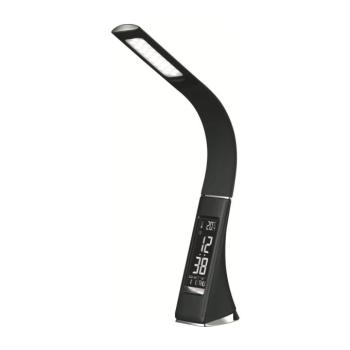 LED dimmelhető, kijelzős asztali lámpa LED/7W/5V, fekete PDLU3B kép