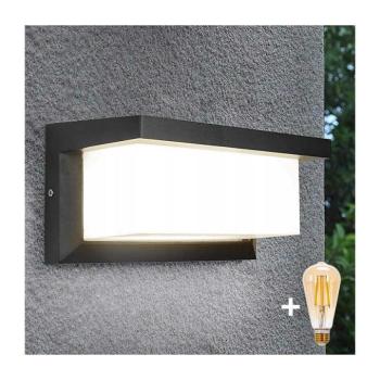 LED dimmelhető kültéri fali lámpa NEELY 1xE27/6W/230V 2700-6500K IP54 antracit BW0296+AI0601 kép