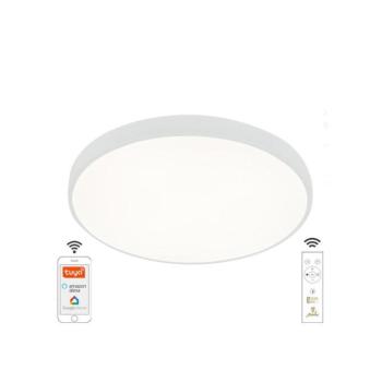 LED Dimmelhető mennyezeti lámpa LED/48W/230V 2700-6500K Wi-Fi Tuya + távirányító LC902AS/WH kép