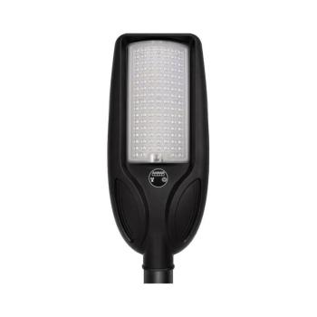 LED dimmelhető napelemes utcai lámpa érzékelővel VENICE 100W/6000 mAh IP65 fekete + távirányító EKO2514 kép