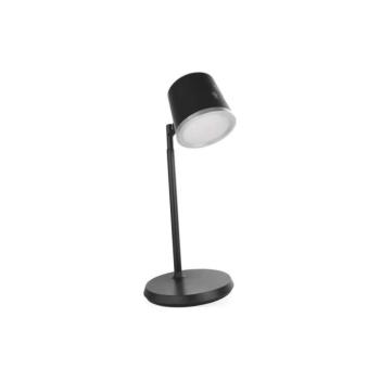 EMOS Abbie LED asztali lámpa, újratölthető, fekete, 300, 3,7V, CRI>80, dimmelhető, CCT, IP20, Z7636B kép