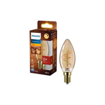 LED dimmelhető VINTAGE Philips B35 izzó E14/2,7W/230V 1800K CRI 90 872110304889900 kép
