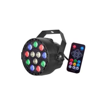 LED Disco reflektor LED/12W/230V többszínű + távirányító T645C kép