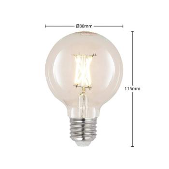LED E27 4W G80 2 700 K filament dimm átlátszó 2-es kép