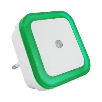 LED éjszakai lámpa alkonyatérzékelővel LED/0,5W/230V zöld 034 0000185 kép