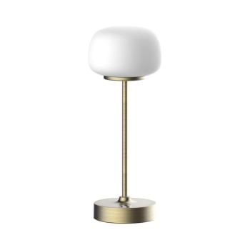 LED érintős asztali lámpa RIMINI LED/2W/5V USB 2000 mAh arany/fehér 329851 kép
