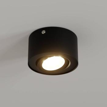 LED-es csöves mennyezeti spotlámpa, fekete kép