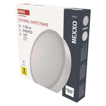 LED-es felületi lámpatest NEXXO, kerek, fehér, 28,5W, semleges fehér kép