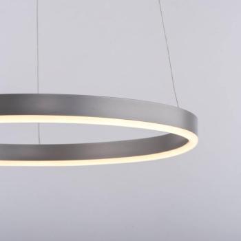 LED-es függőlámpa Ritus, Ø 39,3cm, alumínium