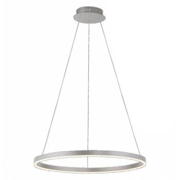 LED-es függőlámpa Ritus, Ø 58,5cm, alumínium kép