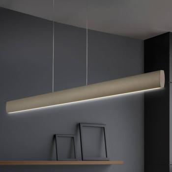 LED-es függőlámpa Runa, bronz, hossza 92 cm kép