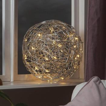 LED-es kültéri dekorációs fényfüzér, átmérő 30 cm kép