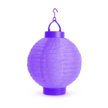 LED-es lampion – 1 LED – lila – 2 x AAA kép