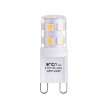 LED-es tűs lámpa, világos, G9, 2,5 W, 3.000 K, 280 lm kép