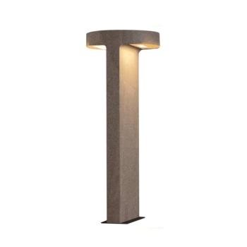 LED-es útvilágítás E384, 2-lámpás, beton, magasság 70 cm kép