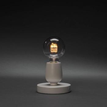 LED fa asztali deco ámpa ajándék izzószál kép