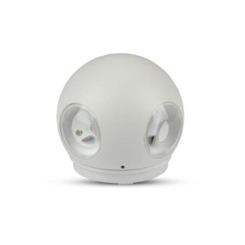 LED fali lámpa 4 irányú világítás kerek IP65, 4w, 4000K, természetes fehér, 440lm, 90°, fehér, CRI>80, V-TAC, 8552 kép
