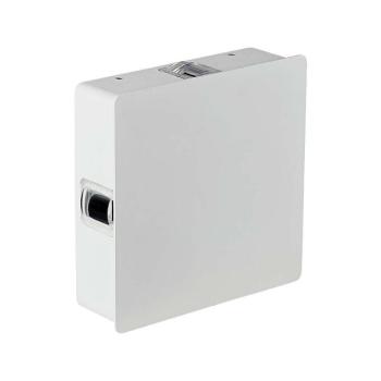 LED fali lámpa 4 irányú világítás négyzet alakú IP65, 4w, 4000K, természetes fehér, 428lm, fehér, CRI>80, V-TAC, 218210 kép